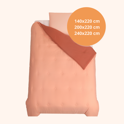 Nørd Berry Blush - La couette sans housse de couette |housse fixe |lavable