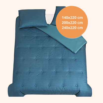 Structure Cloud Blue - La couette sans housse de couette | housse fixe | lavable