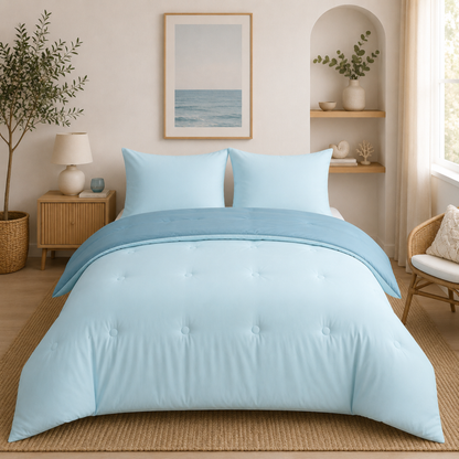 Nørd Midnight Blue - La couette sans housse de couette |housse fixe |lavable
