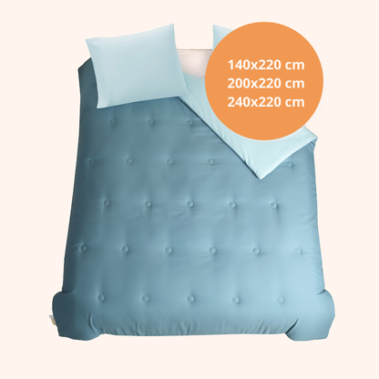 Nørd Midnight Blue - La couette sans housse de couette |housse fixe |lavable