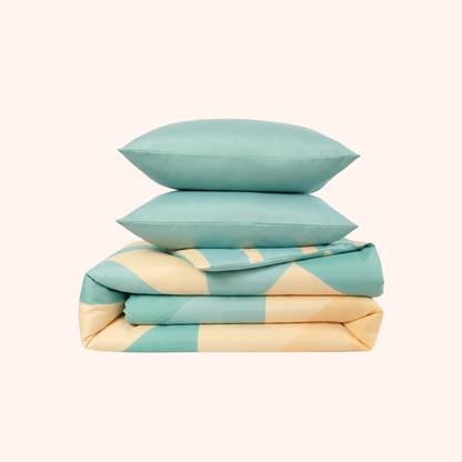 Sommardröm - Mint Calm - Het hoesloos dekbed zonder overtrek |vaste hoes |wasbaar