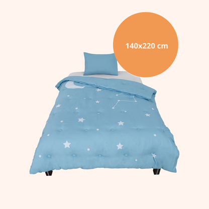 Drøm Moonlit Sky - La couette sans housse pour adolescents | housse intégrée | lavable