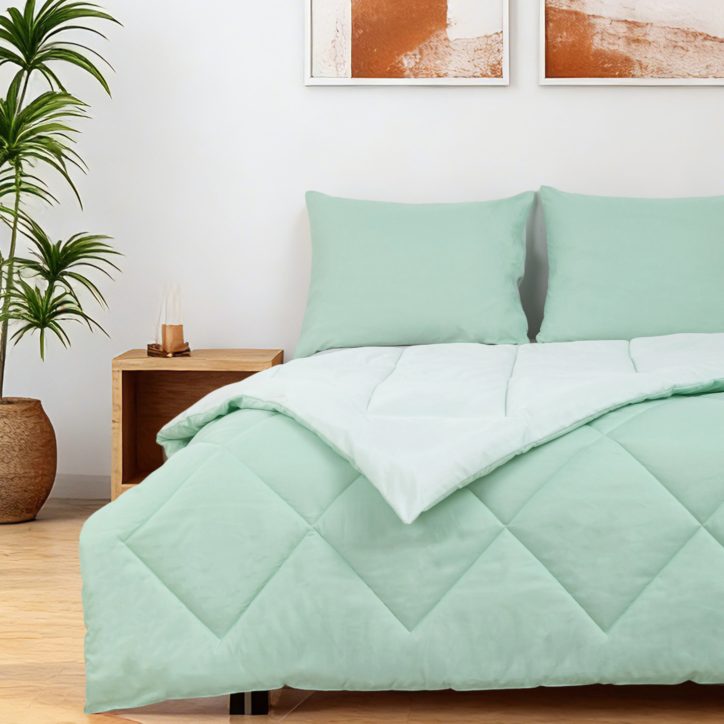 Sommarvino - Nordic Seafoam - La couette sans housse | housse fixe | lavable