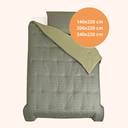 Struktur Olive Leaf - La couette sans housse de couette | housse fixe | lavable