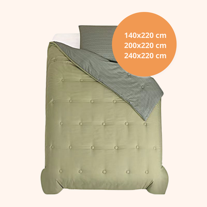 Struktur Olive Leaf - La couette sans housse de couette | housse fixe | lavable