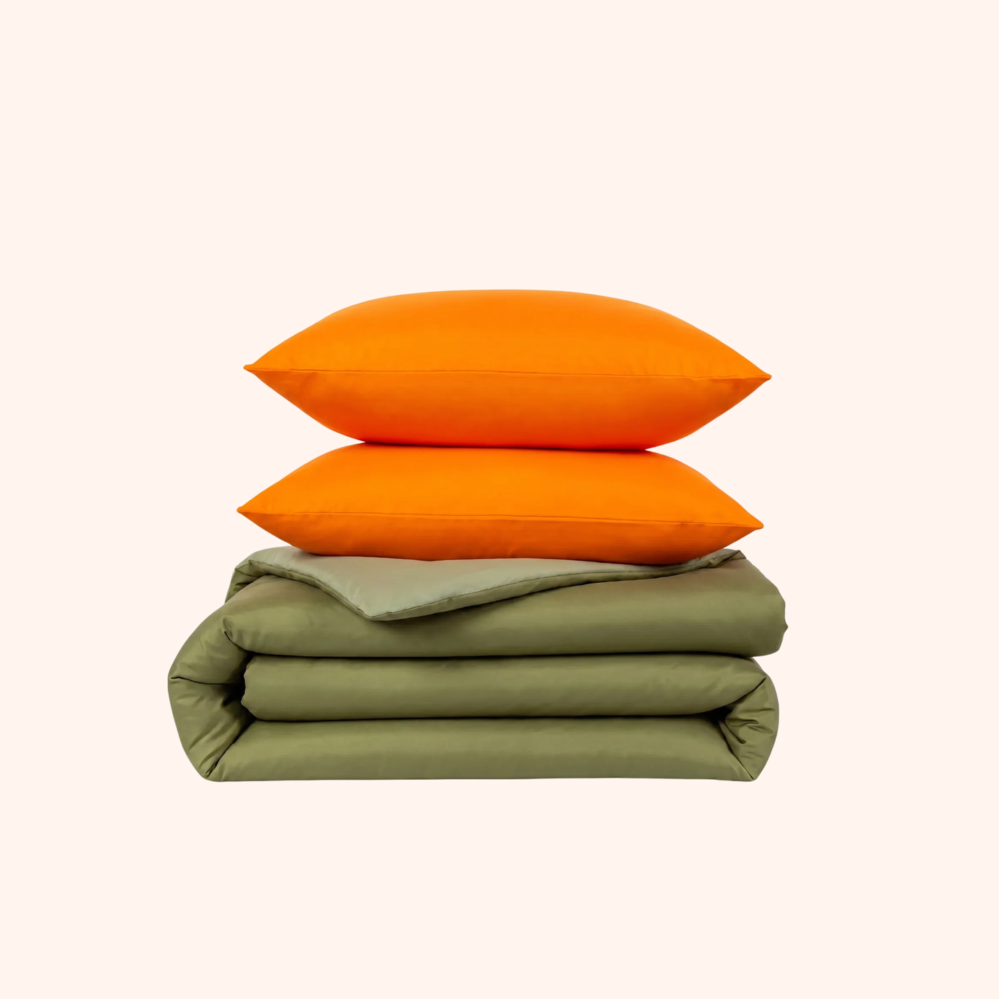 Dreamwave - Olive Leaf - Het hoesloos dekbed zonder overtrek |vaste hoes |wasbaar