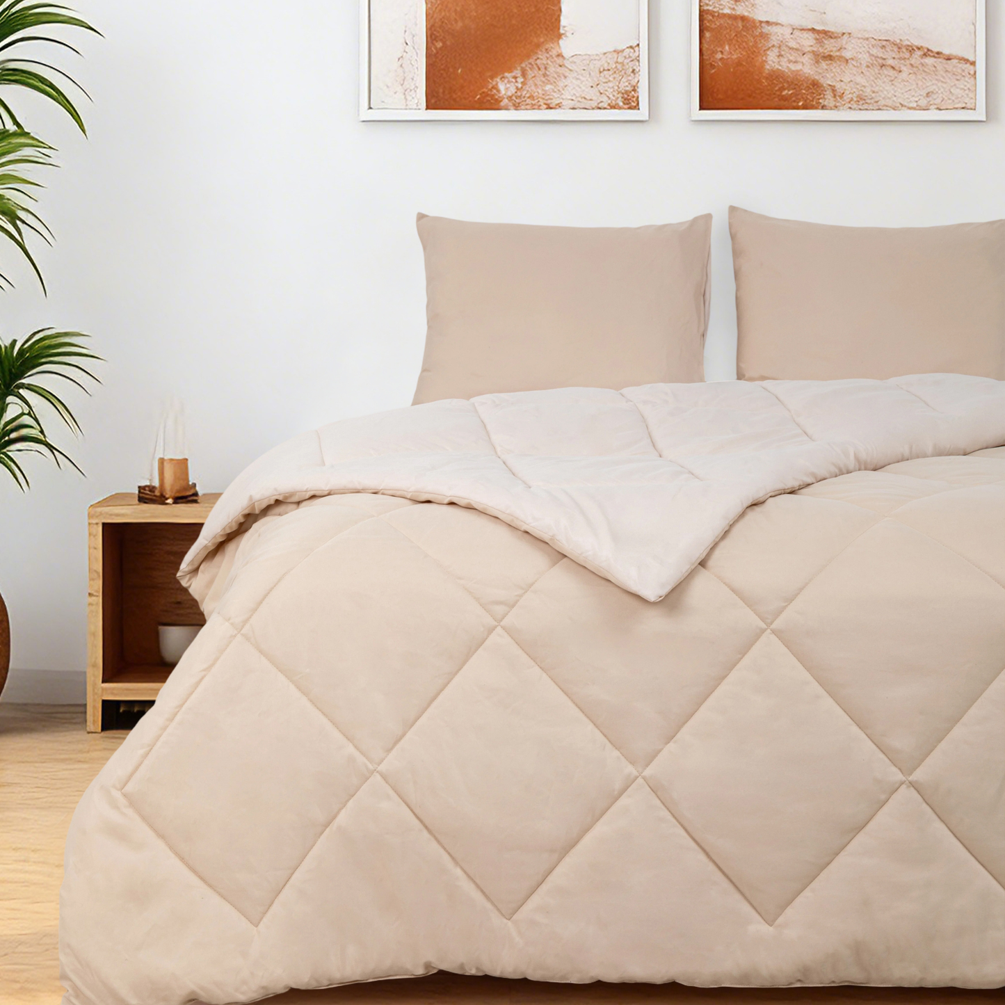 Sommarvino - Pale Linnen - La couette sans housse | housse intégrée | lavable