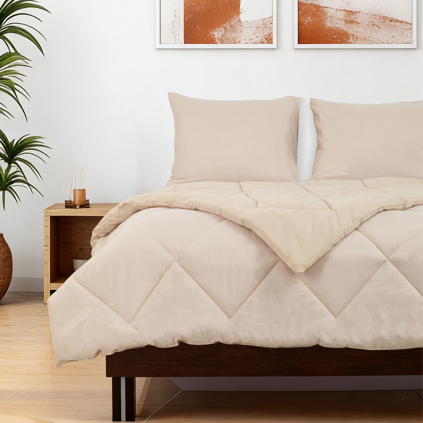 Sommarvino - Pale Linnen - La couette sans housse | housse intégrée | lavable