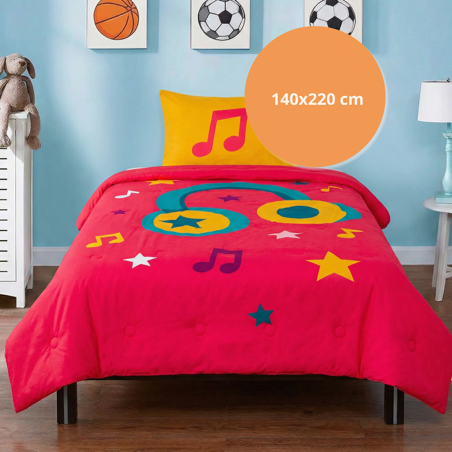 Good vibes - Pop Icons - La couette sans housse pour enfants | housse fixe | lavable