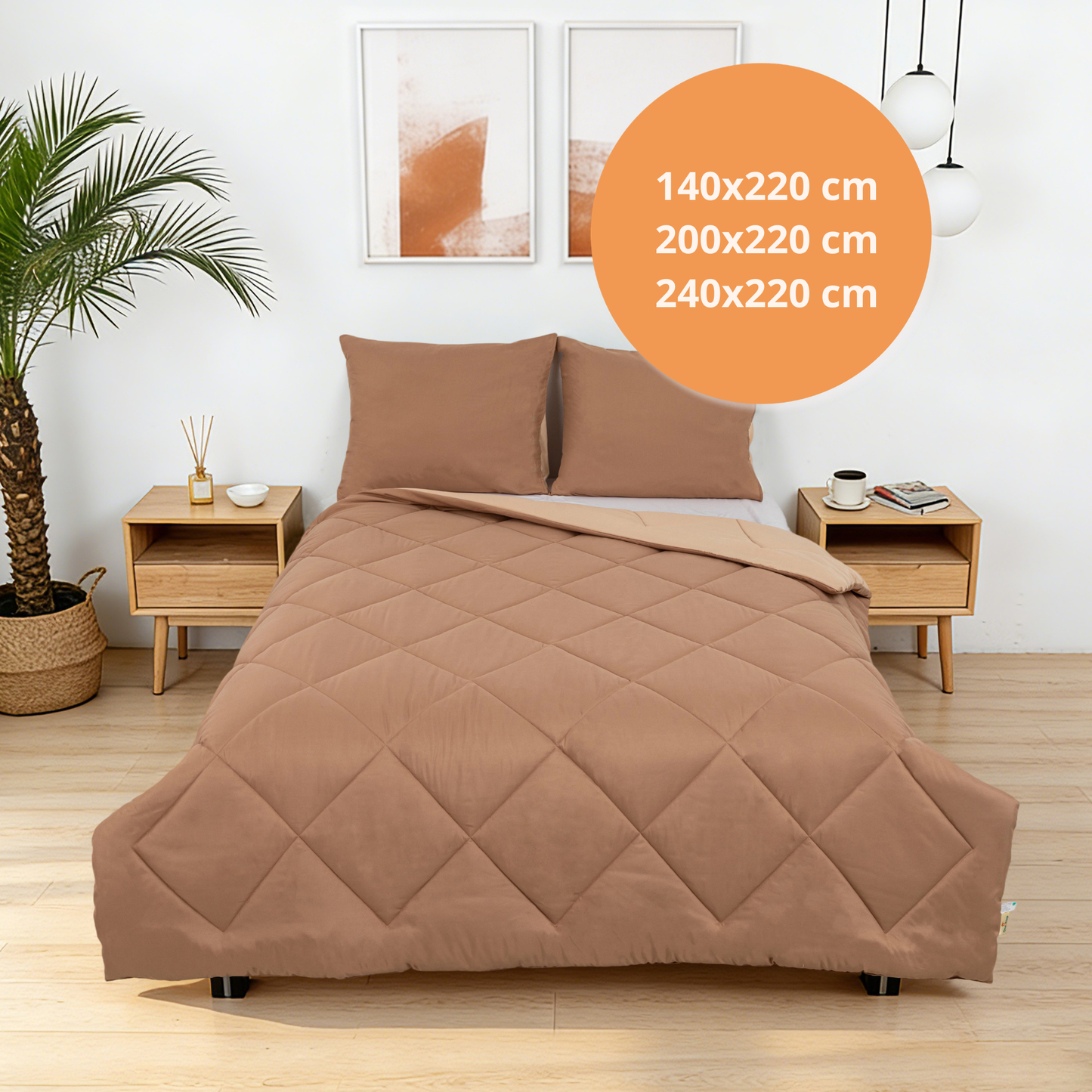 Sommarvino - Soft Mushroom - La couette sans housse de couette |housse fixe |lavable