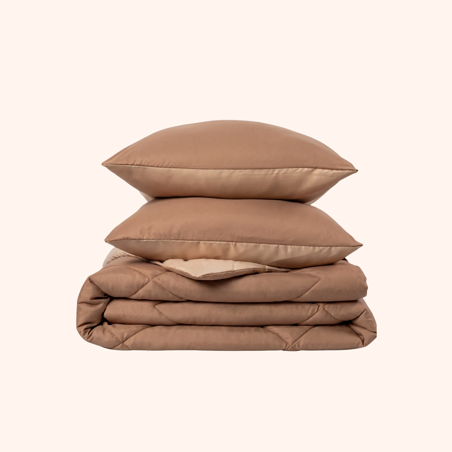 Sommarvino - Soft Mushroom - Het hoesloos dekbed zonder overtrek |vaste hoes |wasbaar