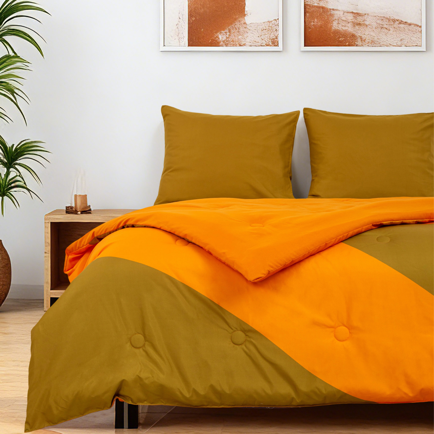 Dreamwave - Sunset Flow - La couette sans housse de couette |housse fixe |lavable