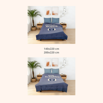 Take-it-Lazy - The Digital Detoxer - Het hoesloos dekbed zonder overtrek |vaste hoes |wasbaar