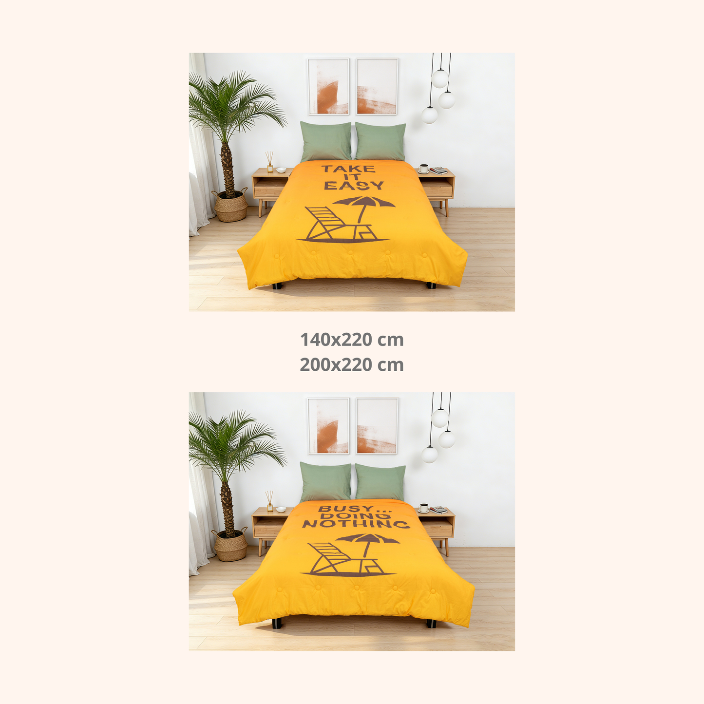 Take-it-Lazy - The Lounger - Het hoesloos dekbed zonder overtrek |vaste hoes |wasbaar