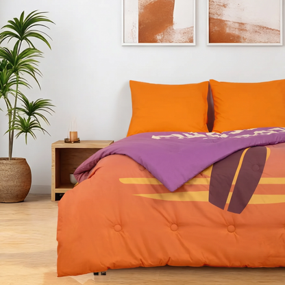 Take-it-Lazy - The Rebel Surfer - Het hoesloos dekbed zonder overtrek |vaste hoes |wasbaar