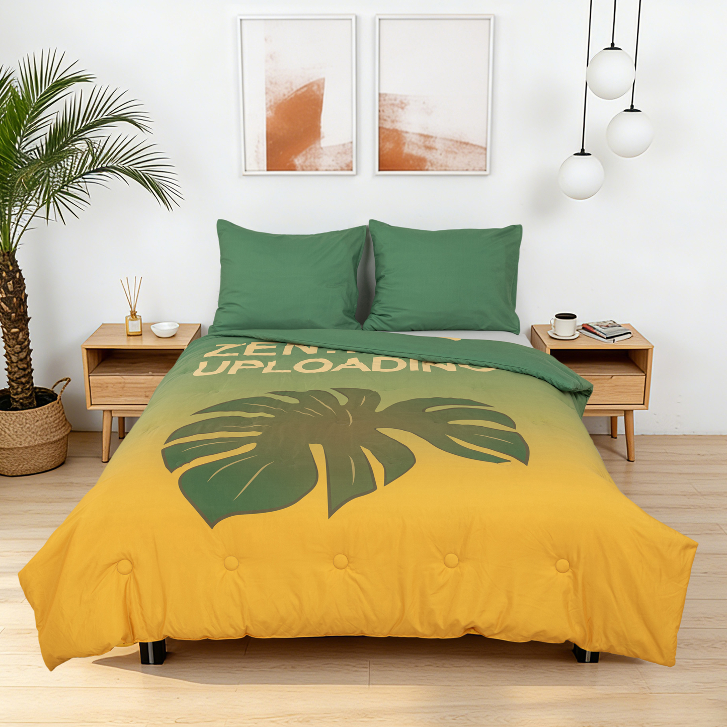 Take-it-Lazy - The Zen Dreamer - Het hoesloos dekbed zonder overtrek |vaste hoes |wasbaar