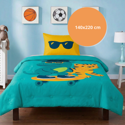 Good vibes - Urban Safari - La couette sans housse pour les enfants | housse fixe | lavable