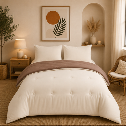 Nørd Warm Sand - La couette sans housse | housse fixe | lavable