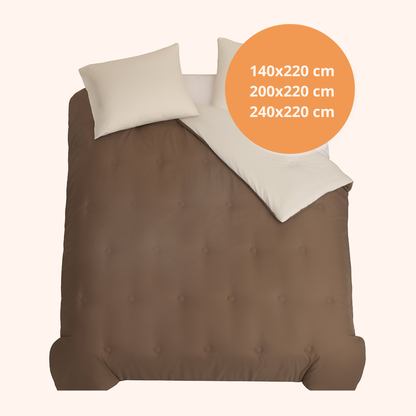 Nørd Warm Sand - La couette sans housse | housse fixe | lavable