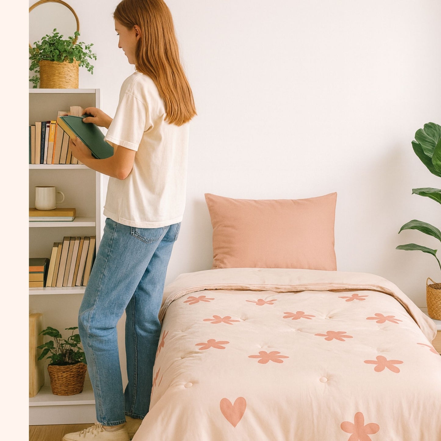 Drøm Rose Dawn - Housse de couette sans housse