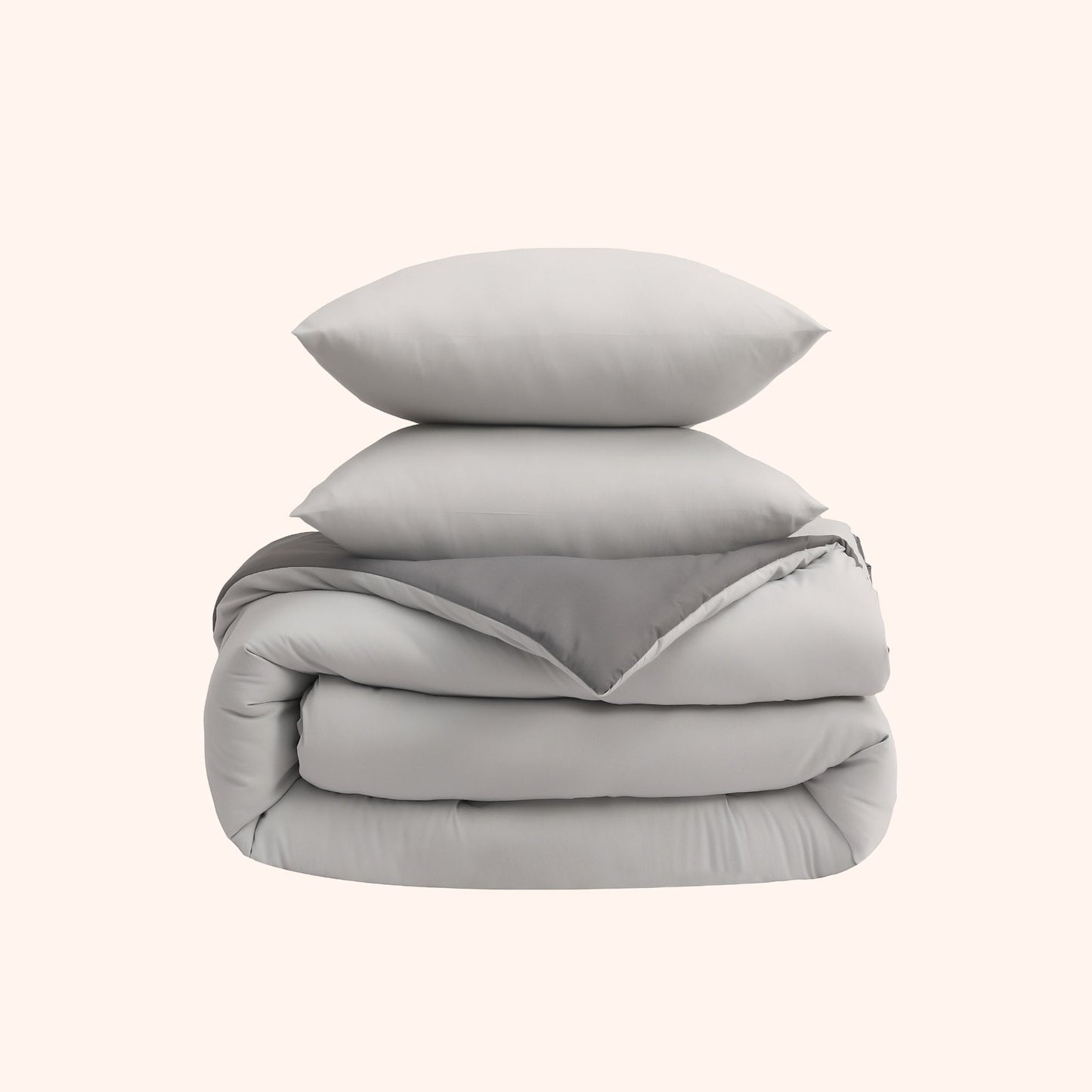 Nørd Stone Grey - Hoesloos dekbed