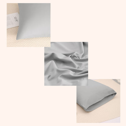 Nørd Stone Grey - Kussensloop (60×70 cm) (per 2 verpakt)