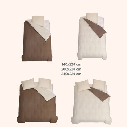 Nørd Warm Sand - Hoesloos dekbed