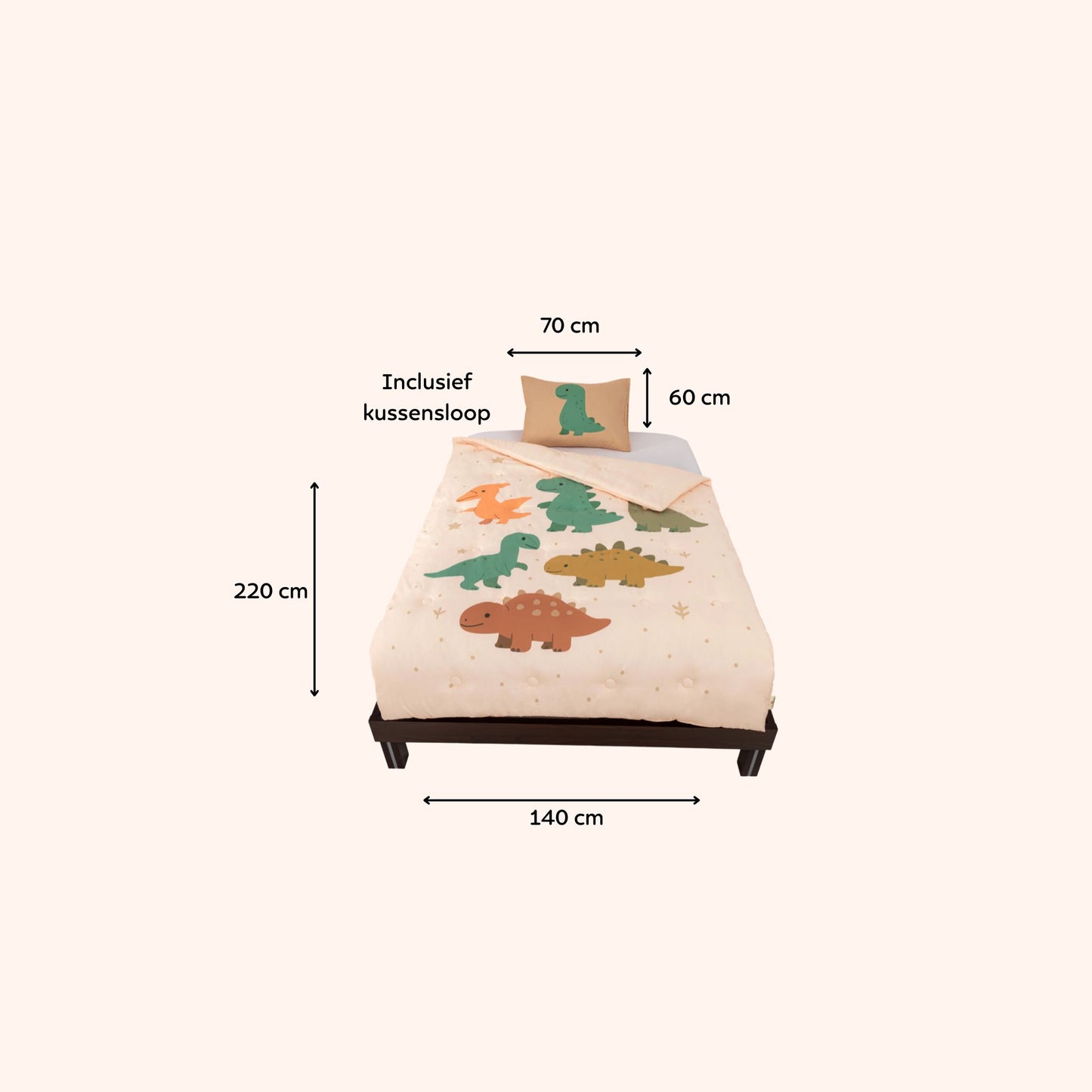 Couette enfant sans housse Snork Jurassic Joy
