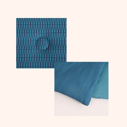 Struktur Cloud Blue - Hoesloos dekbed