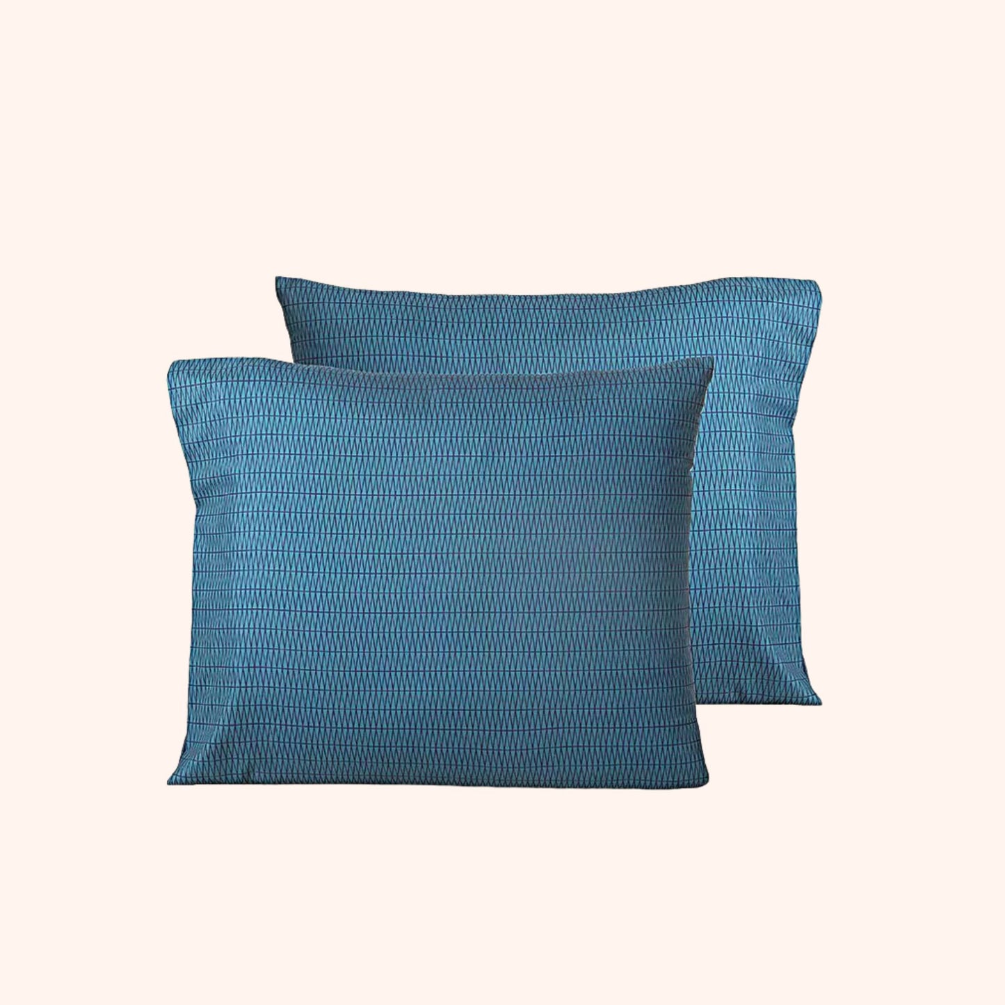 Struktur Cloud Blue - Kussensloop (60×70 cm) (per 2 verpakt)