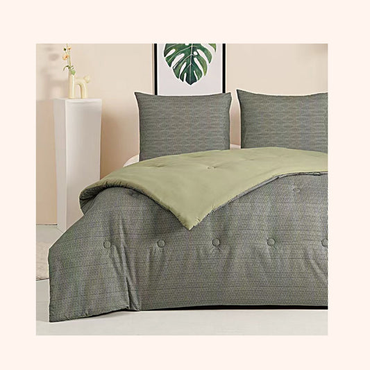 Struktur Olive Leaf - Hoesloos dekbed