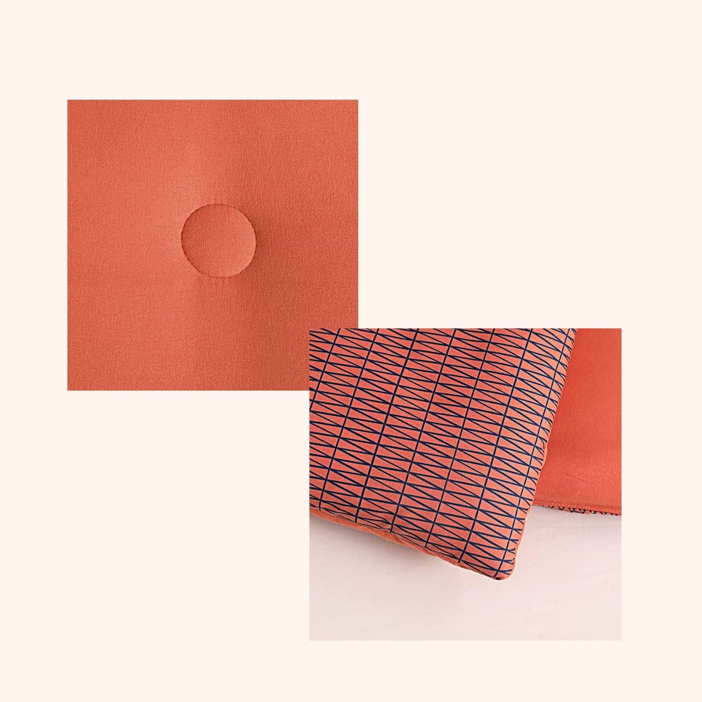 Struktur Velvet Plum - Hoesloos dekbed