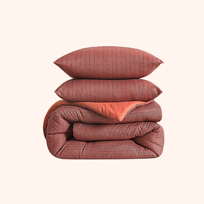 Struktur Velvet Plum - Hoesloos dekbed