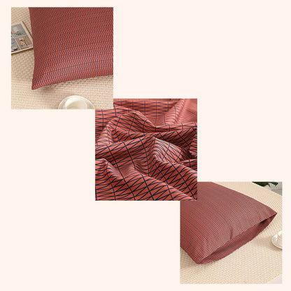 Struktur Velvet Plum - Kussensloop (60×70 cm) (per 2 verpakt)