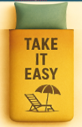 Take-it-Lazy - The Lounger - Het hoesloos dekbed zonder overtrek |vaste hoes |wasbaar